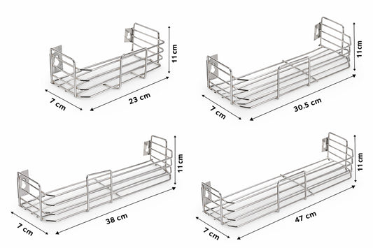 Ranvis Stainless Steel Bathroom Shelf| Bathroom Rack| Bathroom Accessories| Bathroom Stand| Bathroom Organizer| Shelf for Kitchen| Bathroom Organizer Storage Rack| Multipurpose Shelves