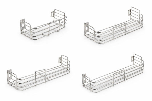 Stainless Steel Bathroom Shelf| Bathroom Organizer| Kitchen Shelves| Ergonomic Design| Multipurpose Wall Mounted Storage Rack for Shampoo, Soap & Toiletries| Rust-Resistant & Durable | Combo