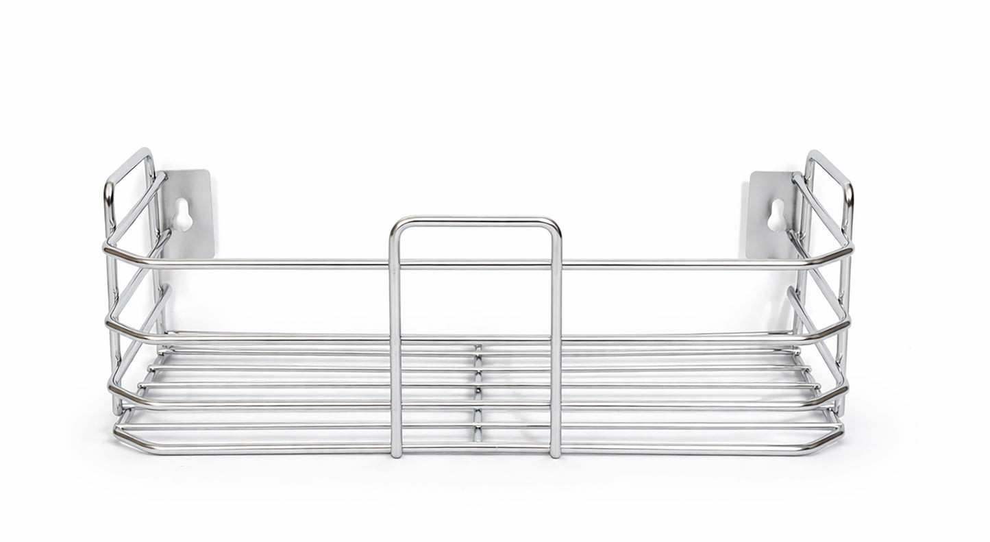 Ranvis Stainless Steel Bathroom Shelf| Bathroom Rack| Bathroom Accessories| Bathroom Stand| Bathroom Organizer| Shelf for Kitchen| Bathroom Organizer Storage Rack| Multipurpose Shelves
