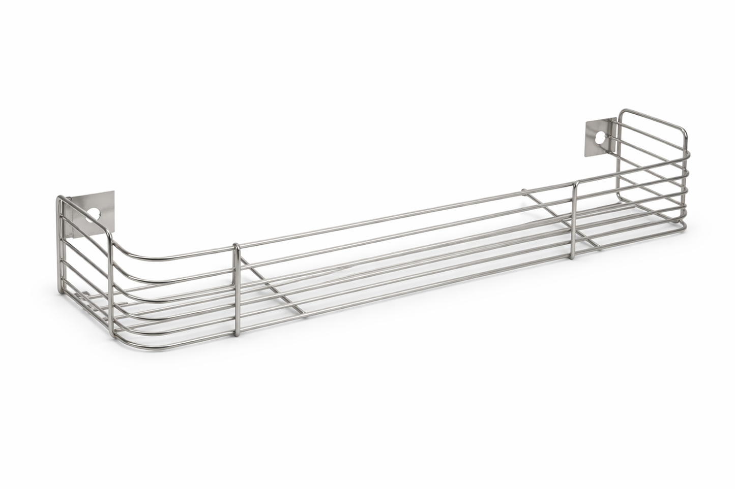 Stainless Steel Bathroom Shelf| Bathroom Organizer| Kitchen Shelves| Ergonomic Design| Multipurpose Wall Mounted Storage Rack for Shampoo, Soap & Toiletries| Rust-Resistant & Durable | Size 04