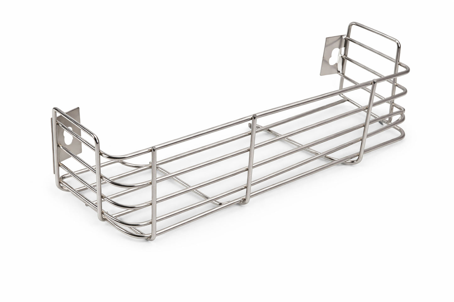 Stainless Steel Bathroom Shelf| Bathroom Organizer| Kitchen Shelves| Ergonomic Design| Multipurpose Wall Mounted Storage Rack for Shampoo, Soap & Toiletries| Rust-Resistant & Durable | Size 02