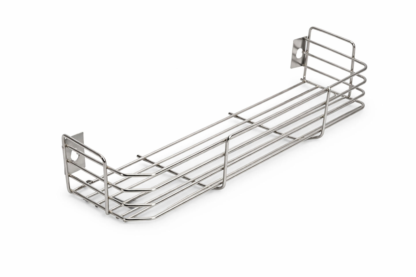 Stainless Steel Bathroom Shelf| Bathroom Organizer| Kitchen Shelves| Ergonomic Design| Multipurpose Wall Mounted Storage Rack for Shampoo, Soap & Toiletries| Rust-Resistant & Durable | Size 03