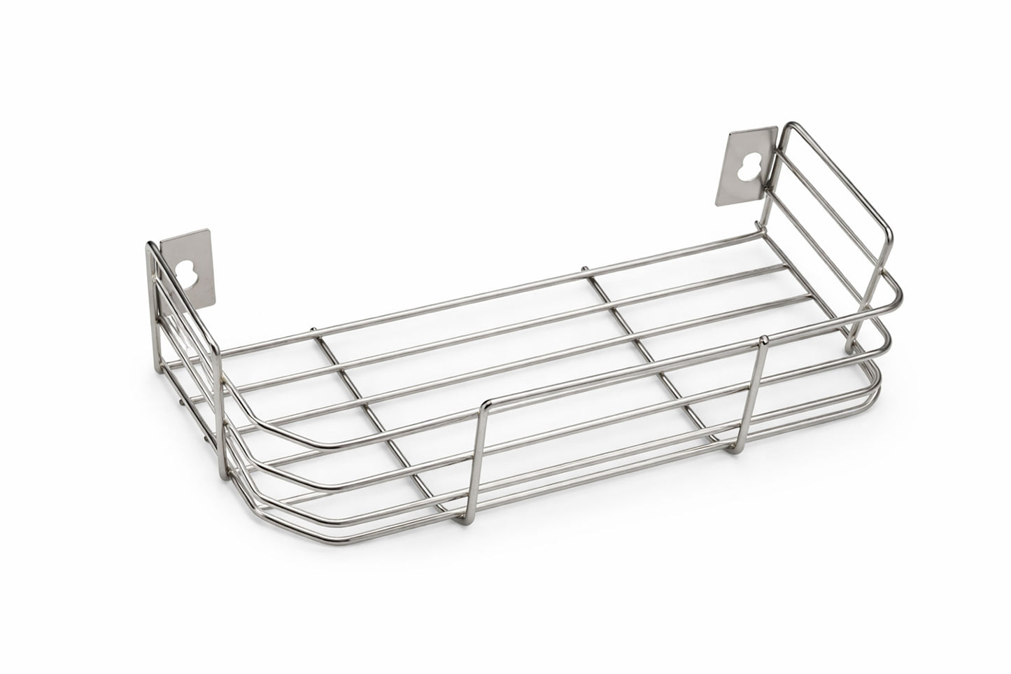 Stainless Steel Bathroom Shelf| Bathroom Organizer| Kitchen Shelves| Ergonomic Design| Multipurpose Wall Mounted Storage Rack for Shampoo, Soap & Toiletries| Rust-Resistant & Durable | Size 02