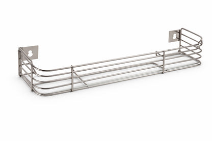 Stainless Steel Bathroom Shelf| Bathroom Organizer| Kitchen Shelves| Ergonomic Design| Multipurpose Wall Mounted Storage Rack for Shampoo, Soap & Toiletries| Rust-Resistant & Durable | Size 04