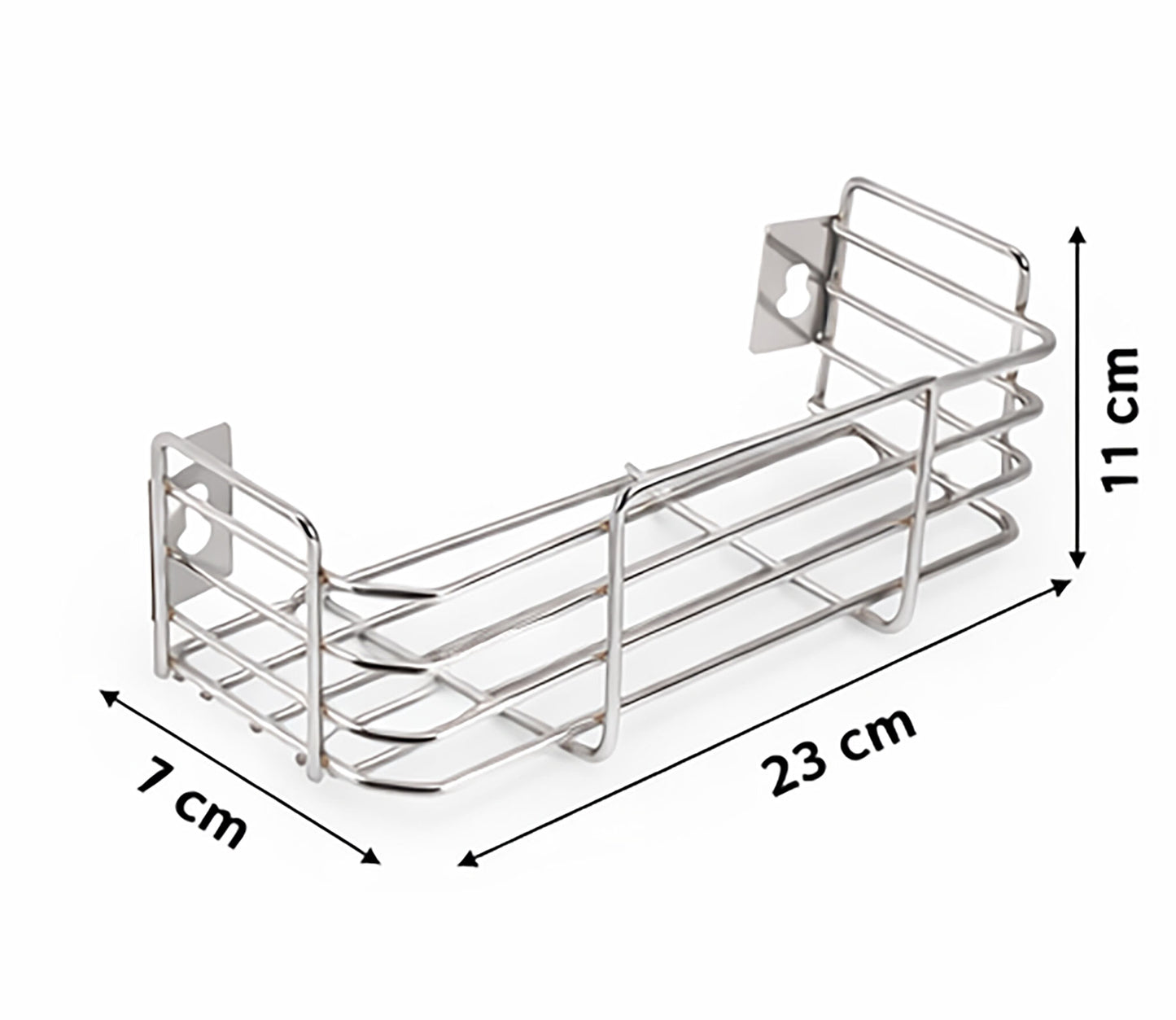 Ranvis Stainless Steel Bathroom Shelf| Bathroom Rack| Bathroom Accessories| Bathroom Stand| Bathroom Organizer| Shelf for Kitchen| Bathroom Organizer Storage Rack| Multipurpose Shelves